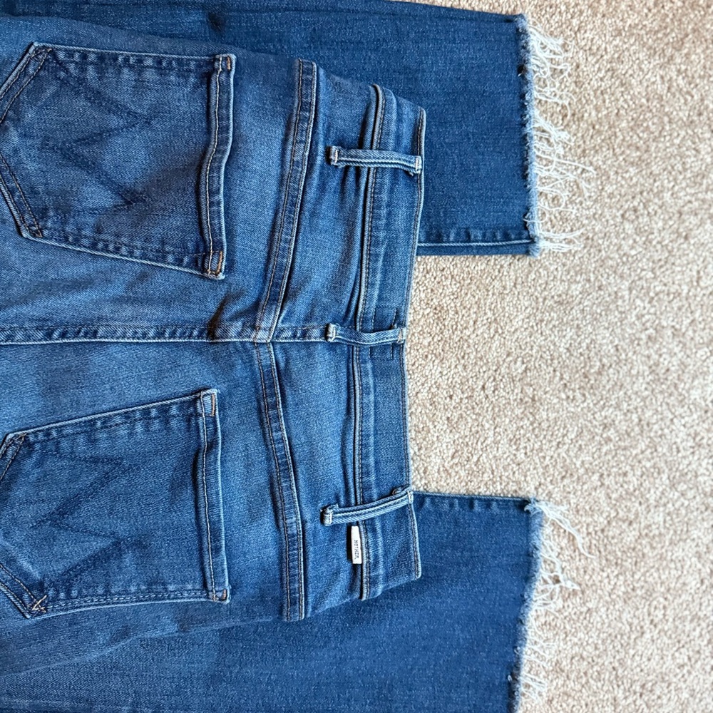 MOTHER Women's Hustler Ankle Fray Jeans Size 27 - Picture 10 of 10